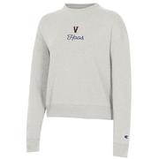  Virginia Champion Women's Embroidered Logo Script Triumph Crew