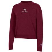  Mississippi State Champion Women's Embroidered Logo Script Triumph Crew