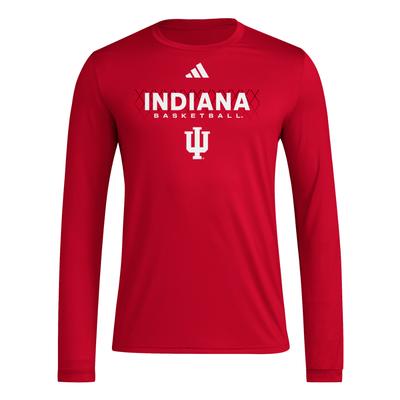 Indiana Adidas On Court Locker in the Fade Tee