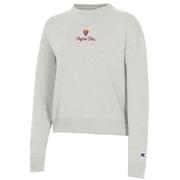  Virginia Tech Champion Women's Embroidered Logo Script Triumph Crew