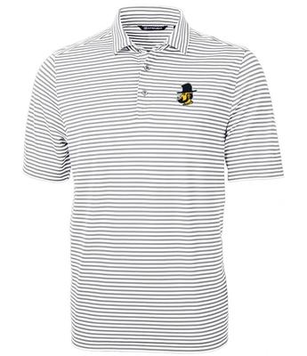 App State Cutter & Buck Big & Tall Yosef Eco Pique Stripe Polo