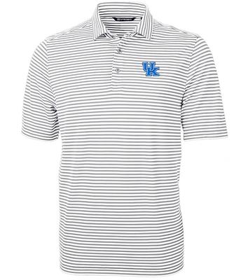 Kentucky Cutter & Buck Big & Tall Eco Pique Stripe Polo