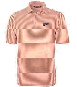  Auburn Script Cutter & Buck Big & Tall Eco Pique Stripe Polo