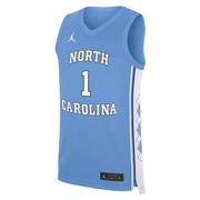  Unc Jordan Brand # 1 Road Basketball Jersey