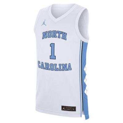 UNC Jordan Brand #1 Home Basketball Jersey