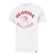  Georgia 47 Brand White Bulldog W/Pennant Franklin Tee