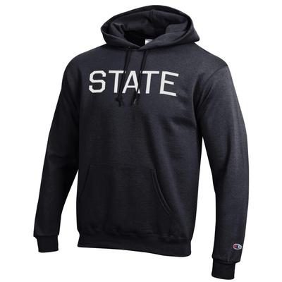 Mississippi State Champion Applique Straight Logo Hoodie