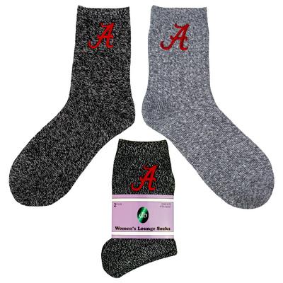 Alabama Donegal Bay Women's Lounge Socks 2 Pack