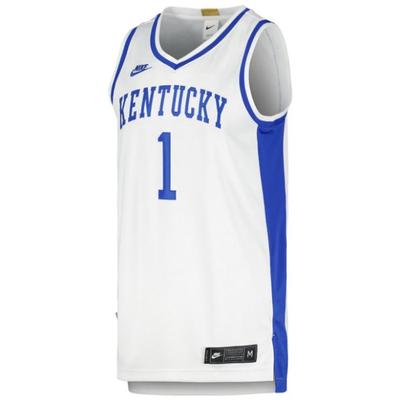 Kentucky Nike #1 Limited Retro Basketball Jersey