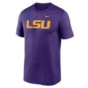  Lsu Nike Legend Primary Logo Tee