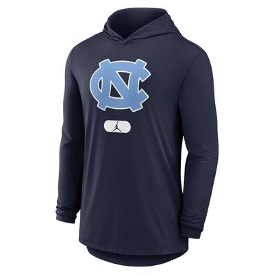 UNC Jordan Brand Primary Logo Lightweight Hoodie