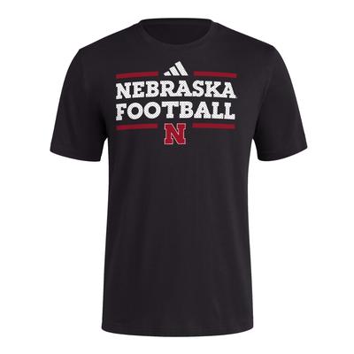 Nebraska Adidas Locker Practice Fresh Tee