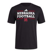  Nebraska Adidas Locker Practice Fresh Tee