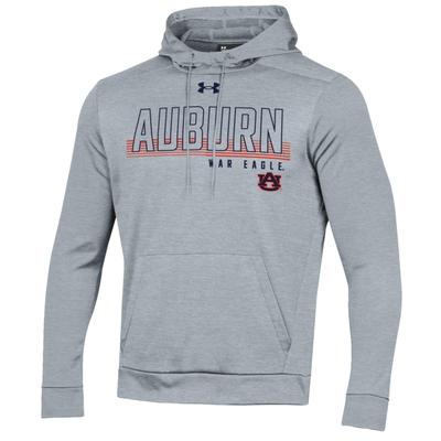 Auburn Under Armour Armour Fleece Hoodie GREY