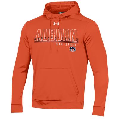 Auburn Under Armour Armour Fleece Hoodie ORANGE