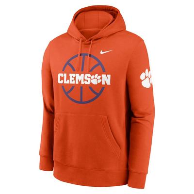 Clemson Nike Basketball Icon Club Fleece Hoodie