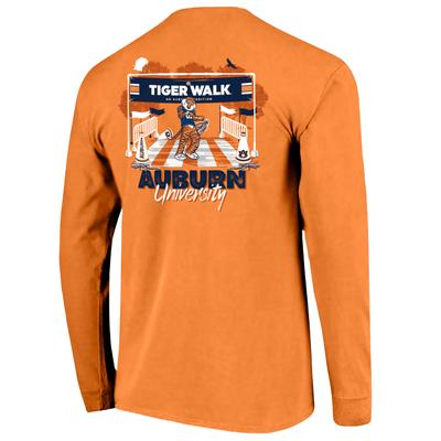 Auburn Image One Crosswalk Tradition Comfort Colors Long Sleeve Tee