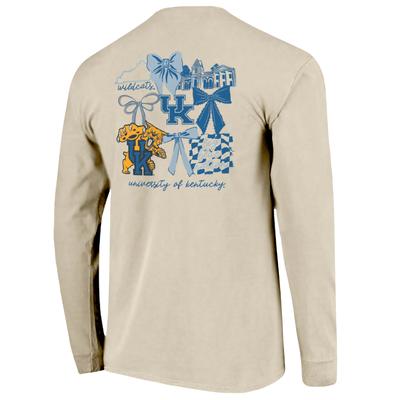 Kentucky Image One Coquette Campus Comfort Colors Long Sleeve Tee