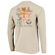  Tennessee Image One Coquette Campus Comfort Colors Long Sleeve Tee