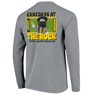 App State Image One Coquette Campus Comfort Colors Long Sleeve Tee