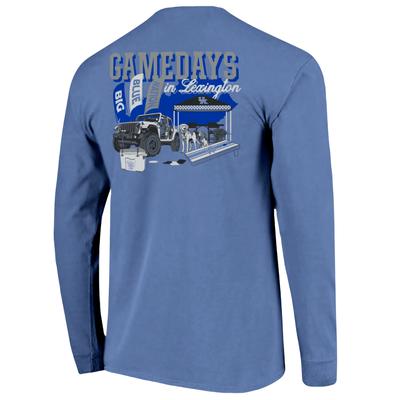 Kentucky Image One Gamedays in Lexington Comfort Colors Long Sleeve Tee