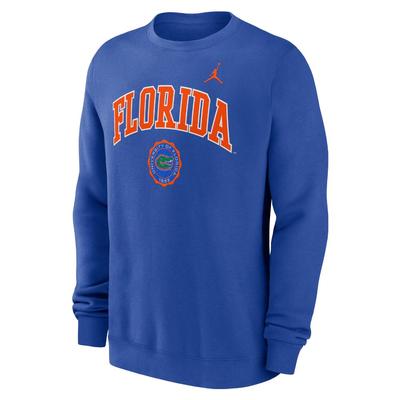 Florida Jordan Brand Arch Seal Club Fleece Crew