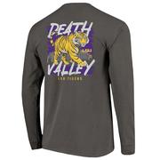  Lsu Image One Large Mascot Stadium Comfort Colors Long Sleeve Tee