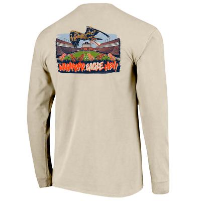 Auburn Image One Painted Game Opening Comfort Colors Long Sleeve Tee