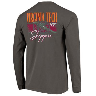 Virginia Tech Image One Skipper Canon Comfort Colors Long Sleeve Tee