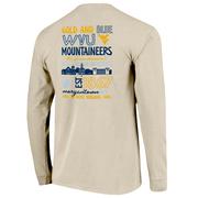  West Virginia Image One School Elements Stack Comfort Colors Long Sleeve Tee