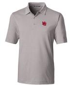  Nebraska Cutter & Buck Vault Forge Pencil Stripe Polo