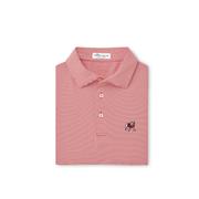  Georgia Peter Millar Standing Bulldog Jubilee Stripe Jersey Polo