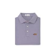  Lsu Peter Millar Vault Tiger Jubilee Stripe Jersey Polo