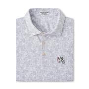  Georgia Peter Millar Vintage Flag Out Of Bounds Performance Polo