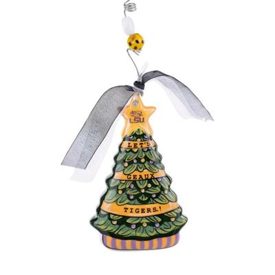 LSU Glory Haus Tree Puff Ornament