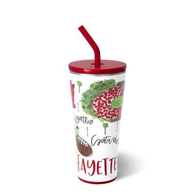 Fayetteville 32 Oz Saturdays Straw Tumbler