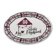  Mississippi State Magnolia Lane Oval Melamine Platter