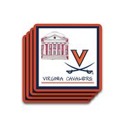  Virginia Magnolia Lane 4- Pack Icon Coaster Set