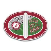  Alabama Magnolia Lane 2 Section Tailgate Melamine Bowl