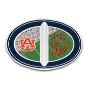  Auburn Magnolia Lane 2 Section Tailgate Melamine Bowl