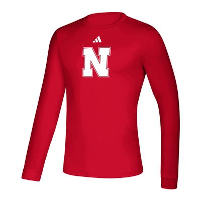 Nebraska Adidas Creator Polyester Tee