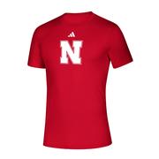  Nebraska Adidas Creator Polyester Tee