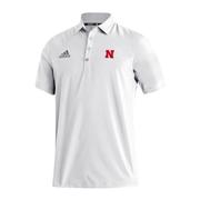  Nebraska Adidas Stadium Coaches Polo