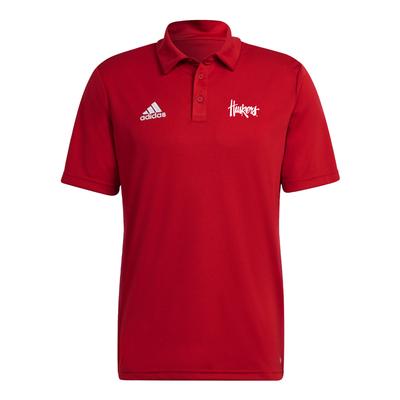 Nebraska Adidas Entrada Polo