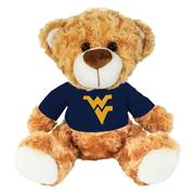  West Virginia 10 Inch   Fred Bear Plush With A Short Sleeve Tee