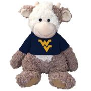  West Virginia 13 Inch   Cuddle Buddies Cow With A Shirt