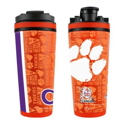 Clemson 26 Oz 4D Stainless Steel Ice Shaker