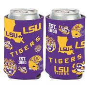  Lsu 12 Oz Scatter Can Cooler