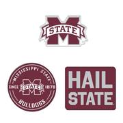  Mississippi State 3- Pack Premium Acrylic Magnets