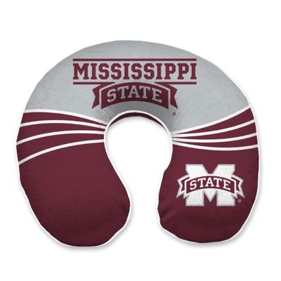 Mississippi State Pegasus Wave Foam Travel Pillow